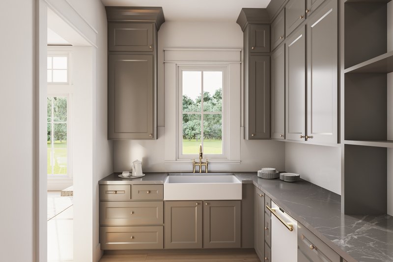 Architectural House Design - Interior - Kitchen 1 for Farmhouse House Plan #430-415 - 4 bed, 3.5 bath