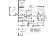 European Style House Plan - 3 Beds 4.5 Baths 4816 Sq/Ft Plan #424-215 