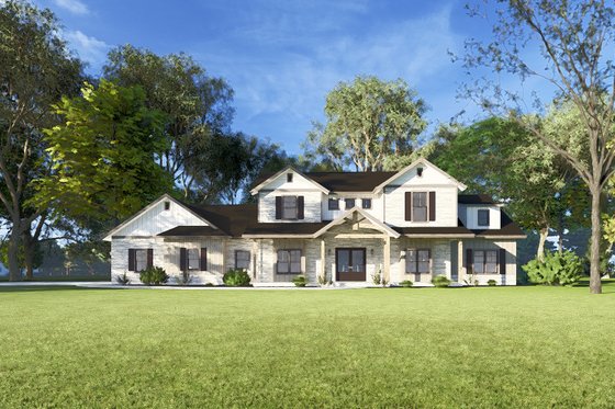 Photo 10 for Farmhouse House Plan #1109-15 - 5 bed, 3 bath