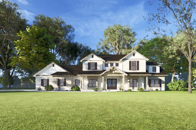 House Plan Design - Photo 10 for Farmhouse House Plan #1109-15 - 5 bed, 3 bath