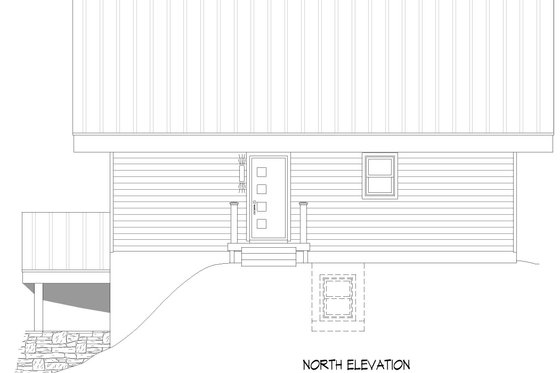 Exterior - Other Elevation 1 for Country House Plan #932-380 - 1 bed, 1 bath