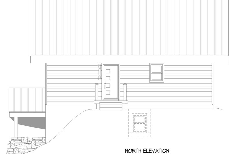 Dream House Plan - Exterior - Other Elevation 1 for Country House Plan #932-380 - 1 bed, 1 bath