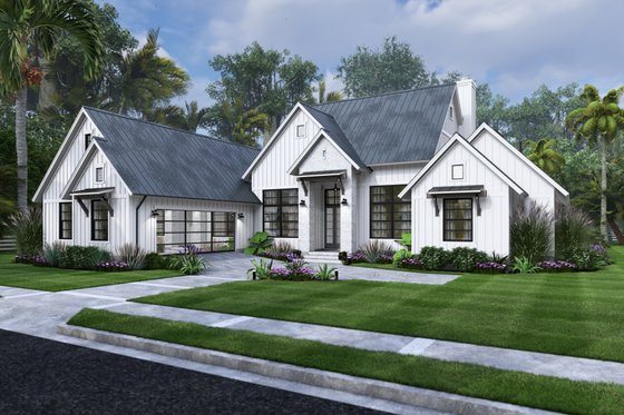 Exterior - Other Elevation 6 for Farmhouse House Plan #120-284 - 3 bed, 3.5 bath