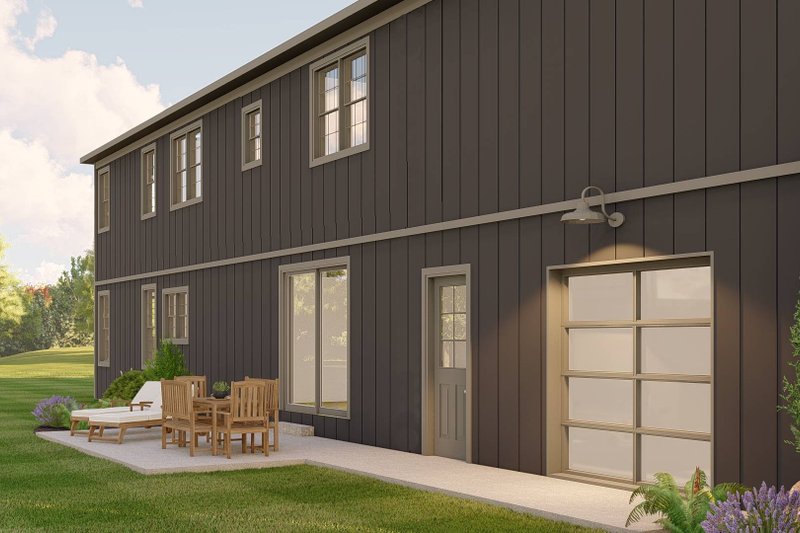 Home Plan - Exterior - Outdoor Living for Barndominium House Plan #1064-221 - 4 bed, 4.5 bath