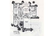 Colonial Style House Plan - 4 Beds 3.5 Baths 2674 Sq/Ft Plan #310-850 