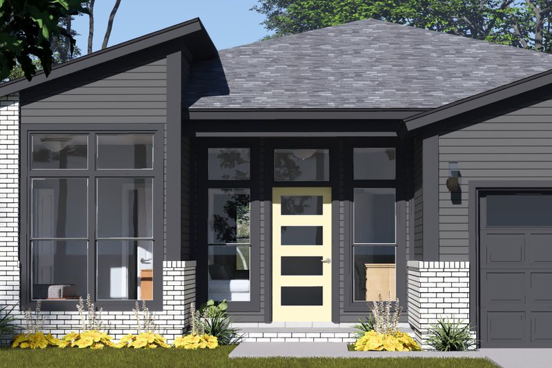 Architectural House Design - Exterior - Other Elevation for Modern House Plan #513-2433 - 3 bed, 2 bath