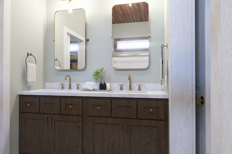 Dream House Plan - Interior - Bathroom 1 for Farmhouse House Plan #44-318 - 2 bed, 3 bath