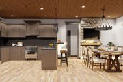 European Style House Plan - 3 Beds 2 Baths 2099 Sq/Ft Plan #17-2257 