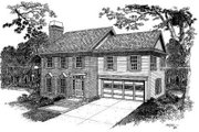 Colonial Style House Plan - 3 Beds 2.5 Baths 2278 Sq/Ft Plan #322-114 