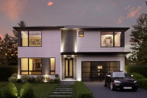 Contemporary Exterior - Front Elevation Plan #1066-288