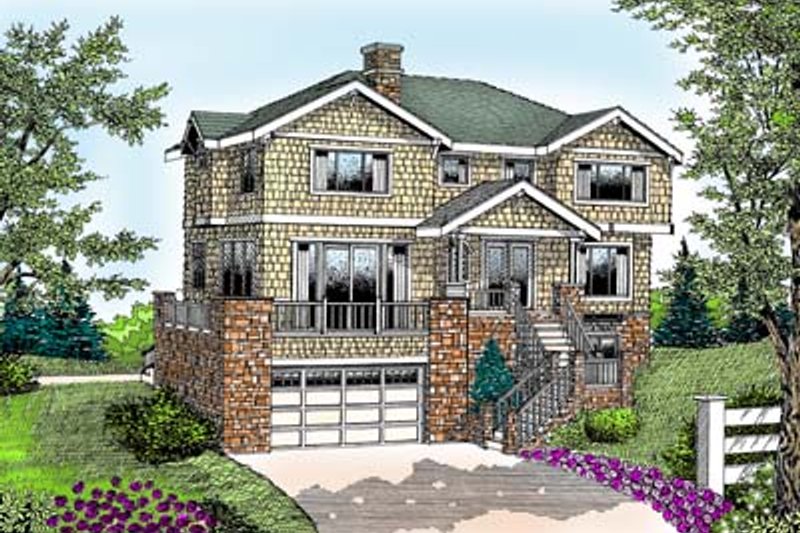 Traditional Style House Plan - 4 Beds 3.5 Baths 2781 Sq/Ft Plan #101-207