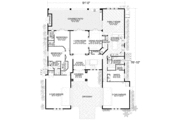 Mediterranean Style House Plan - 6 Beds 7.5 Baths 6175 Sq/Ft Plan #420-188 