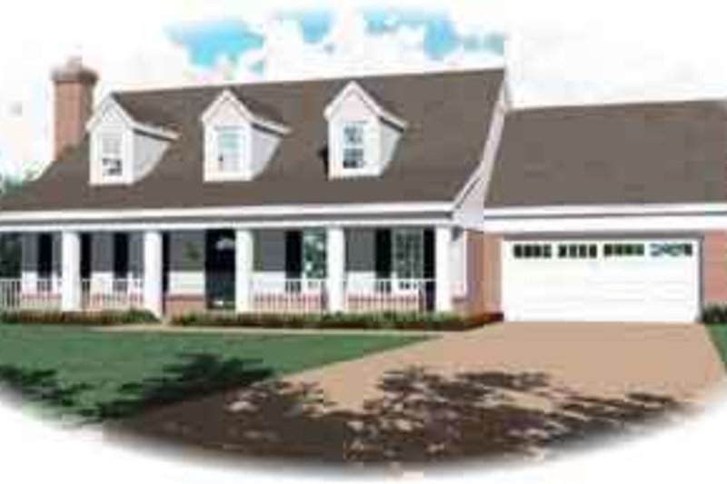 Southern Style House Plan - 3 Beds 2.5 Baths 1757 Sq/Ft Plan #81-456