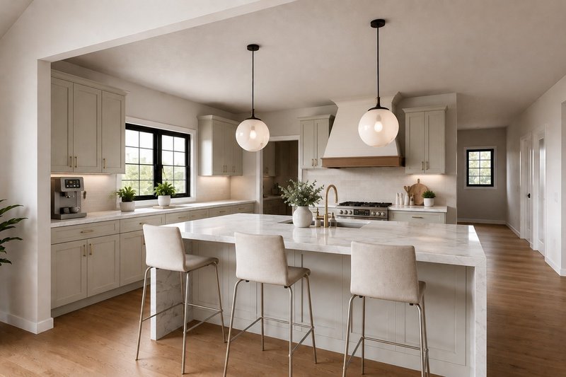 Architectural House Design - Interior - Kitchen for Farmhouse House Plan #1064-508 - 3 bed, 2.5 bath