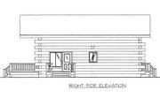 Log Style House Plan - 1 Beds 2 Baths 1837 Sq/Ft Plan #117-597 