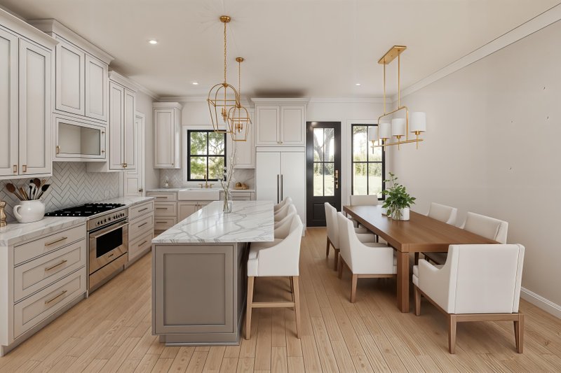 House Blueprint - Interior - Kitchen for Farmhouse House Plan #1074-123 - 3 bed, 2 bath