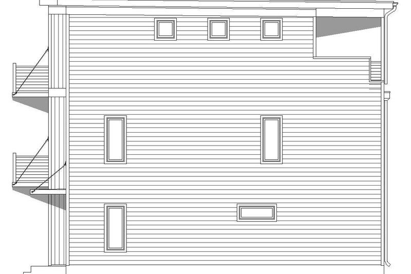Home Plan - Exterior - Other Elevation 1 for Contemporary House Plan #932-243 - 3 bed, 3 bath