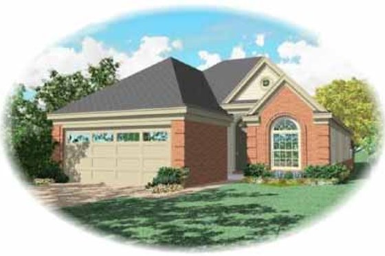 Exterior - Front Elevation for Traditional House Plan #81-288 - 3 bed, 2 bath