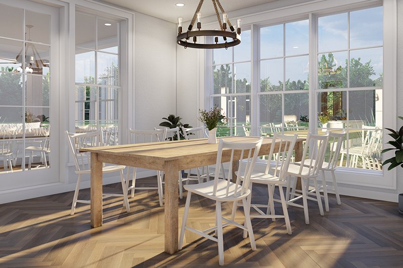 Home Plan - Interior - Dining Room for Craftsman House Plan #923-308 - 5 bed, 3 bath