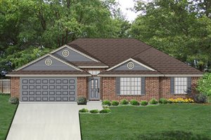 Ranch Exterior - Front Elevation Plan #84-549