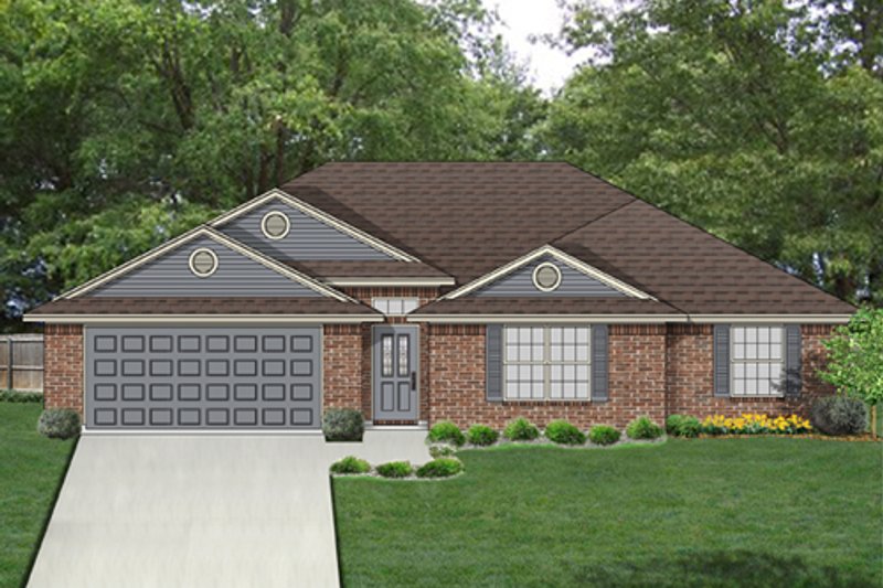 Home Plan - Ranch Exterior - Front Elevation Plan #84-549