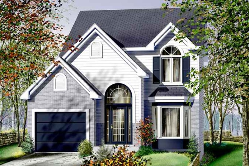 Traditional Style House Plan - 2 Beds 1.5 Baths 1302 Sq/Ft Plan #25-215