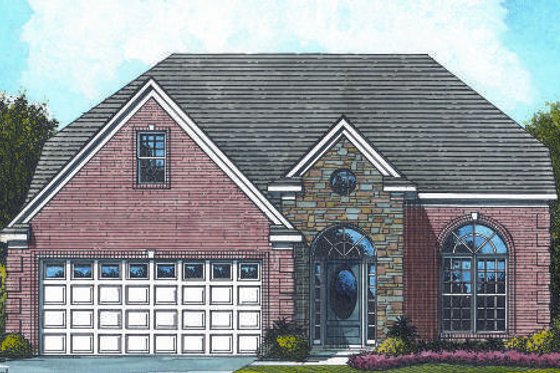 Traditional Exterior - Front Elevation Plan #424-113