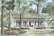 Country Style House Plan - 3 Beds 2 Baths 1381 Sq/Ft Plan #17-1051 