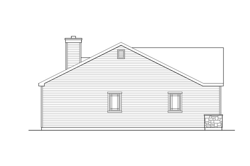 Home Plan - Exterior - Other Elevation 1 for Ranch House Plan #22-623 - 3 bed, 2 bath
