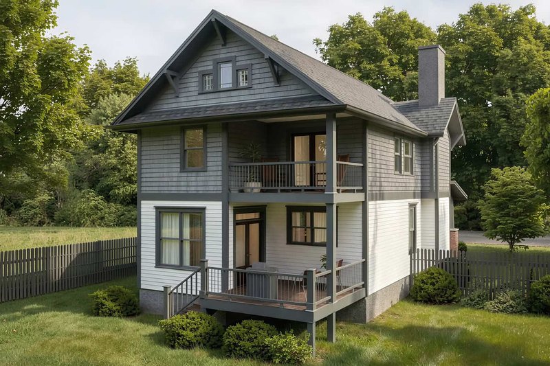 House Plan Design - Exterior - Other Elevation for Craftsman House Plan #79-348 - 3 bed, 2.5 bath