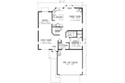 Adobe / Southwestern Style House Plan - 4 Beds 3 Baths 1968 Sq/Ft Plan #1-429 