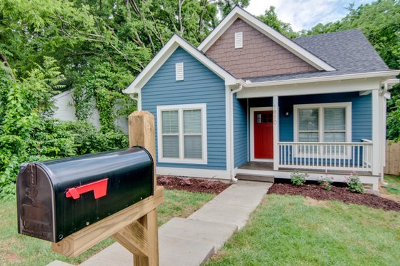 Exterior - Front Elevation 3 for Cottage House Plan #430-95 - 3 bed, 2 bath