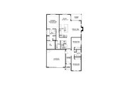 Prairie Style House Plan - 4 Beds 3 Baths 2440 Sq/Ft Plan #53-746 Floor 