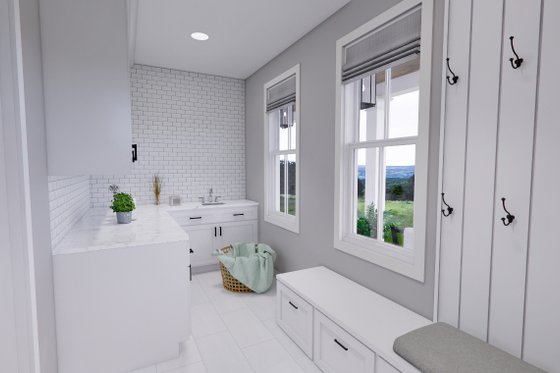 Interior - Entry 1 for Farmhouse House Plan #51-1278 - 4 bed, 4.5 bath