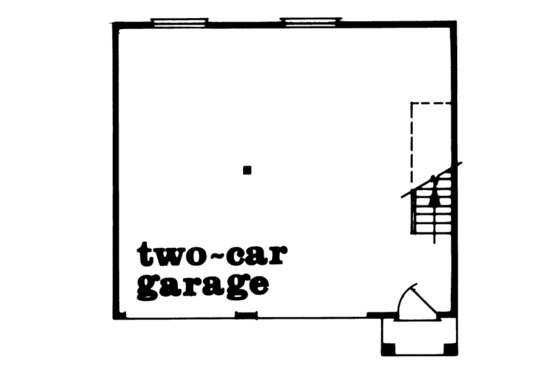 Floor Plan - Main Floor for Modern House Plan #47-509, 0 bath