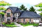 European Style House Plan - 3 Beds 2.5 Baths 2656 Sq/Ft Plan #70-734 