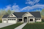 Craftsman Style House Plan - 7 Beds 5 Baths 4687 Sq/Ft Plan #920-45 