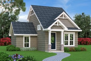 House Blueprint - Traditional Exterior - Front Elevation Plan #472-448