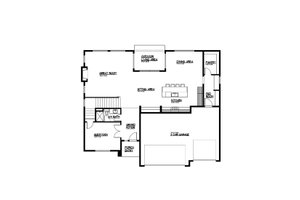 Floor Plan - Main Floor for Farmhouse House Plan #569-57 - 5 bed, 3 bath