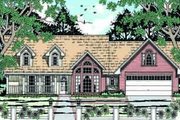 Mediterranean Style House Plan - 3 Beds 2 Baths 1809 Sq/Ft Plan #42-296 