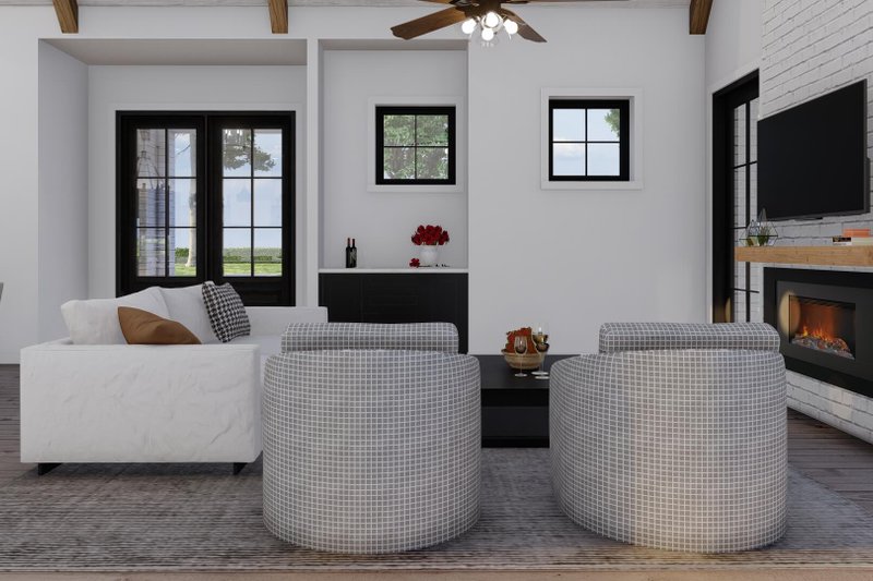House Plan Design - Interior - Family Room 1 for Modern House Plan #923-198 - 3 bed, 3 bath