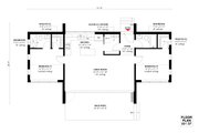 Modern Style House Plan - 2 Beds 2 Baths 991 Sq/Ft Plan #933-5 Floor 