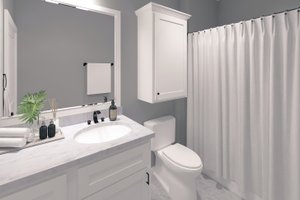 Interior - Bathroom for Cottage House Plan #44-247 - 3 bed, 2 bath