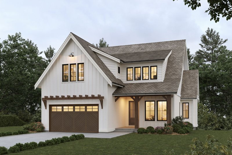 Farmhouse Style House Plan - 4 Beds 3.5 Baths 2678 Sq/Ft Plan #1114-81