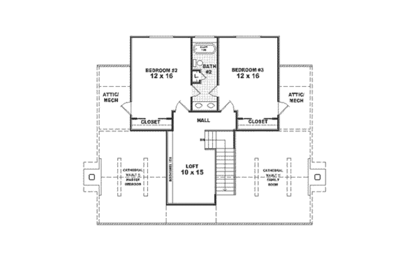 Country Style House Plan - 3 Beds 2.5 Baths 2373 Sq/Ft Plan #81-109 ...