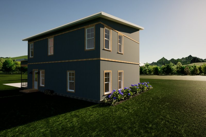 Architectural House Design - Exterior - Other Elevation 10 for Modern House Plan #1116-53 - 3 bed, 3 bath