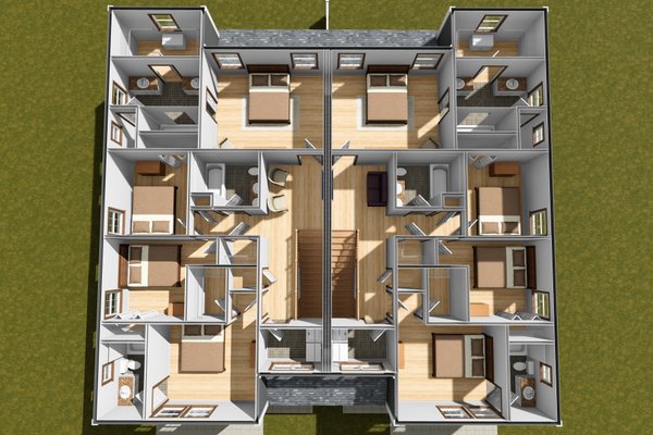 Home Plan - Traditional Floor Plan - Upper Floor Plan #513-2317