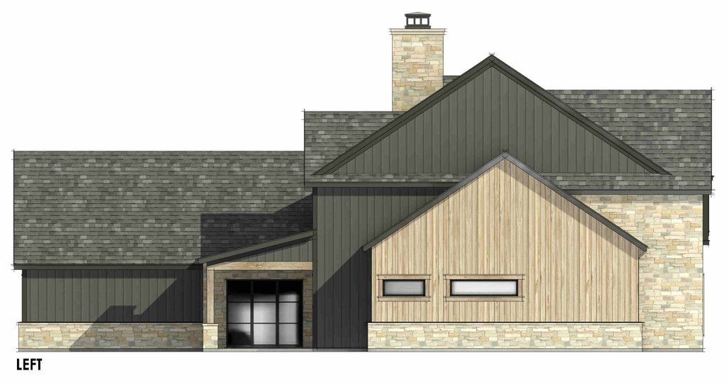 Exterior - Other Elevation for Tudor House Plan #1096-184 - 4 bed, 4.5 bath