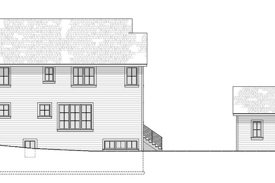 Exterior - Other Elevation for Farmhouse House Plan #901-154 - 5 bed, 3.5 bath
