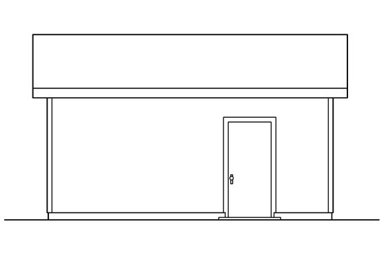 Exterior - Other Elevation 2 for Craftsman House Plan #124-1089, 0 bath